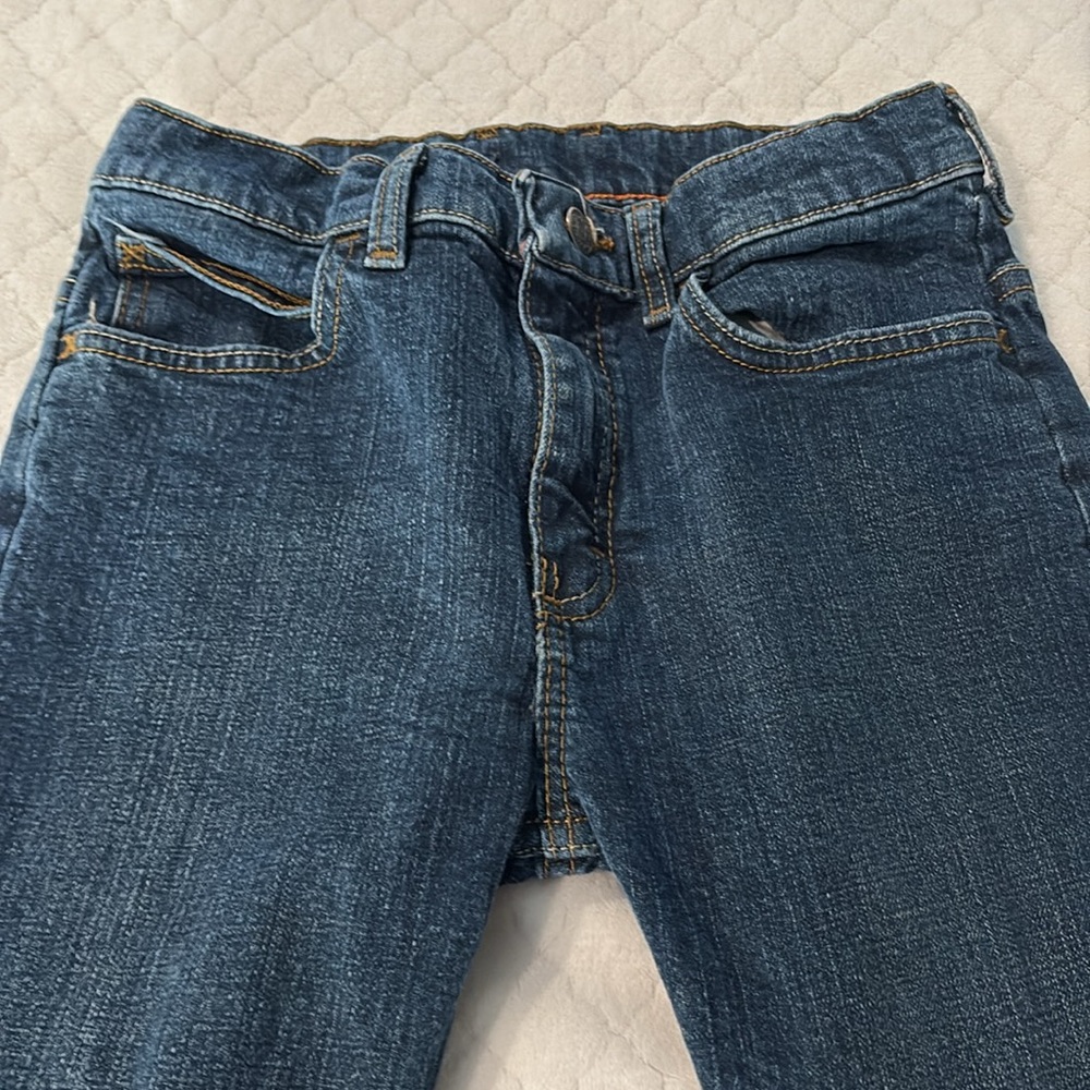 Boys Wrangler Straight Jeans w/ adjustable waistband. Size 12 Regular. - Picture 4 of 8